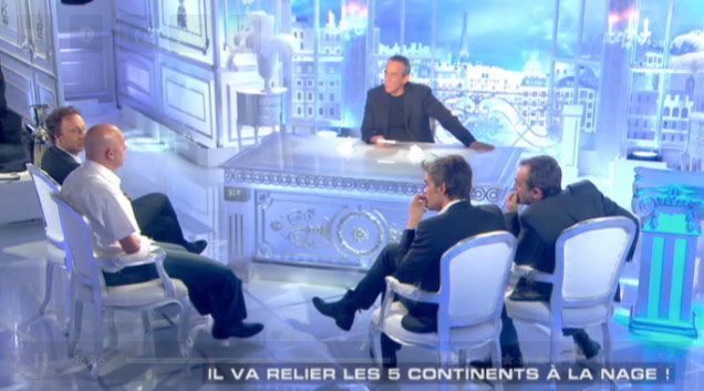 Philippe Croizon sur le plateau de Salut les Terriens